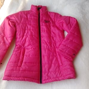 Reebok Women's fuchsia puffer jacket size S/CH